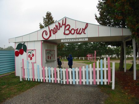 Cherry Bowl Drive-In Theatre - Lane - Photo From Water Winter Wonderland (newer photo)